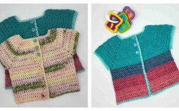 Baby Cardigan Free Crochet Pattern