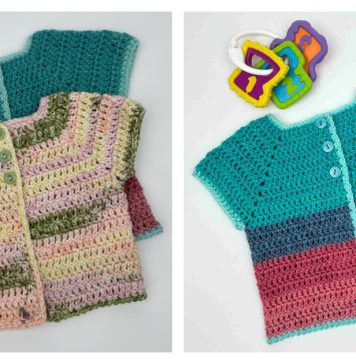 Baby Cardigan Free Crochet Pattern
