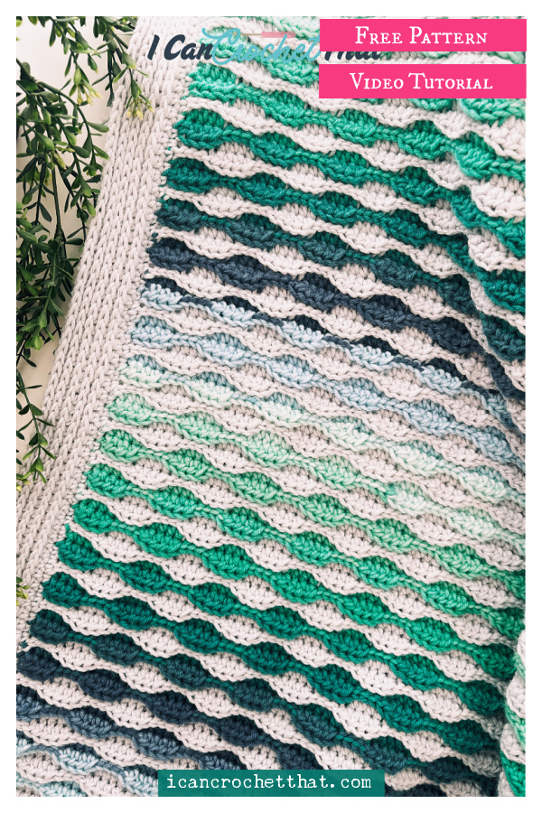 Beckett Blanket Free Crochet Pattern and Video Tutorial