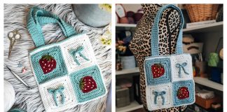 Bow So Sweet Tote Free Crochet Pattern and Video Tutorial