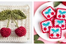 Cherry Square Crochet Patterns