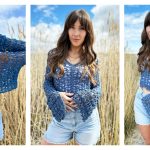Coastal Belle Crop Free Crochet Pattern and Video Tutorial