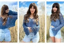 Coastal Belle Crop Free Crochet Pattern and Video Tutorial