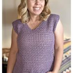 Easy Mesh Tee Free Crochet Pattern