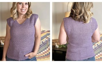 Easy Mesh Tee Free Crochet Pattern