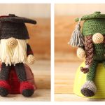 Graduation Gnome Free Crochet Pattern