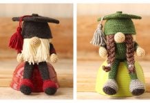 Graduation Gnome Free Crochet Pattern