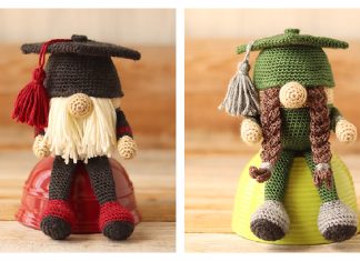 Graduation Gnome Free Crochet Pattern