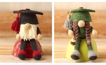 Graduation Gnome Free Crochet Pattern
