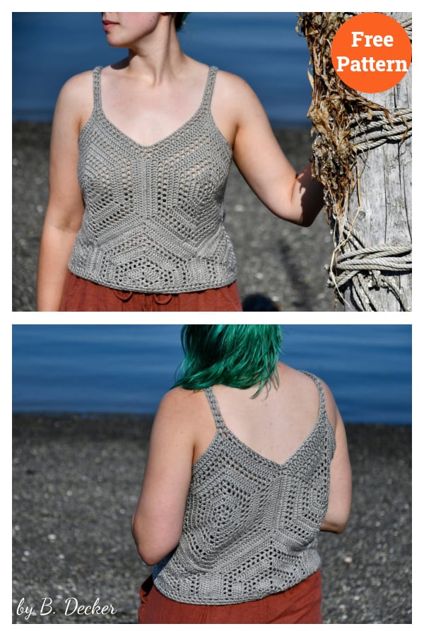 Hex Top Free Crochet Pattern