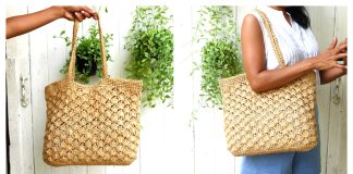 Holiday Raffia Bag Free Crochet Pattern and Video Tutorial