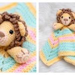 Hug Me Lion Lovey Free Crochet Pattern