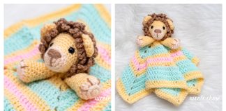 Hug Me Lion Lovey Free Crochet Pattern