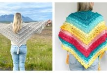 Izabela Shawl Free Crochet Pattern and Video Tutorial
