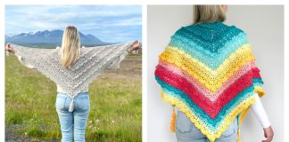 Izabela Shawl Free Crochet Pattern and Video Tutorial