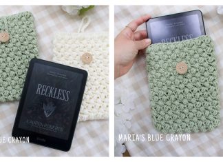 Kindle Sleeve Free Crochet Pattern and Video Tutorial