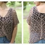 Lacy Garden Top Free Crochet Pattern