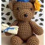 Little Graduate Bear Free Crochet Pattern