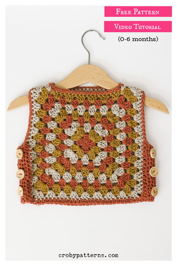Little Granny Vest Free Crochet Pattern