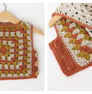 Little Granny Vest Free Crochet Pattern