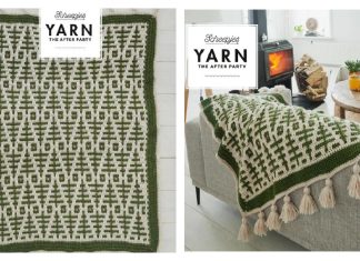 Lonesome Pines Throw Free Crochet Pattern
