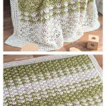 Lotus Stitch Baby Blanket Free Crochet Pattern and Video Tutorial