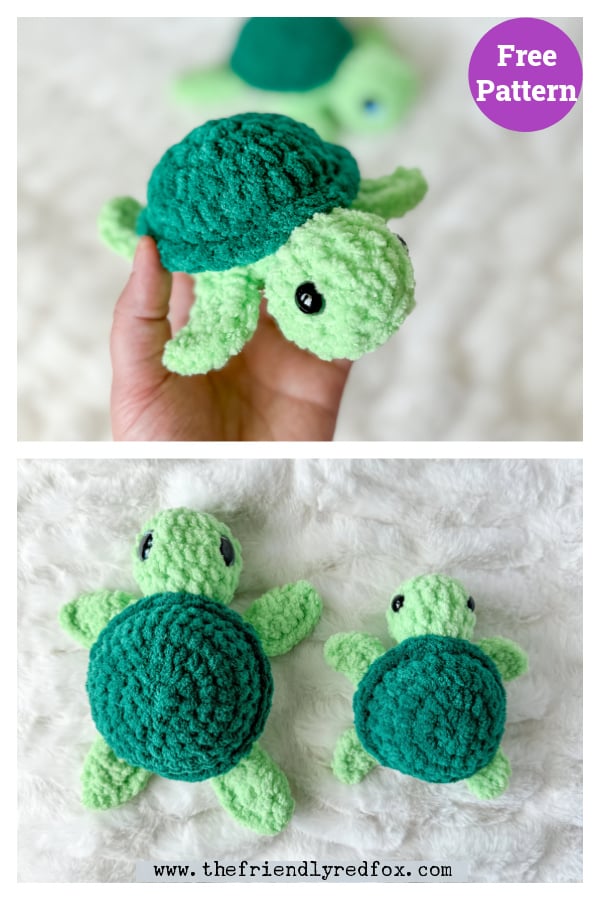 No Sew Baby Turtle Free Crochet Pattern