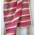 One Row Repeat Baby Blanket Free Crochet Pattern