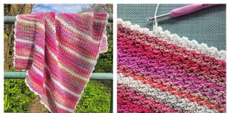 One Row Repeat Baby Blanket Free Crochet Pattern