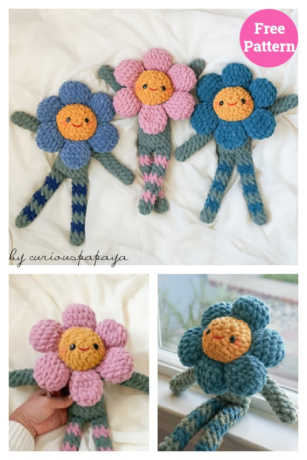 Petal Pals No-Sew Free Crochet Pattern