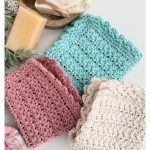 Spring Star Stitch Dishcloth Free Crochet Pattern and Video Tutorial