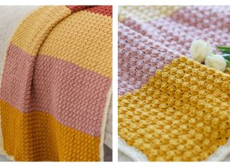 Springs Blanket Free Crochet Pattern