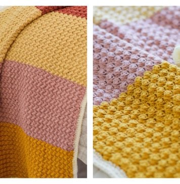 Springs Blanket Free Crochet Pattern