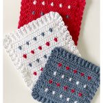 Summer Celebration Hot Pads Free Crochet Pattern
