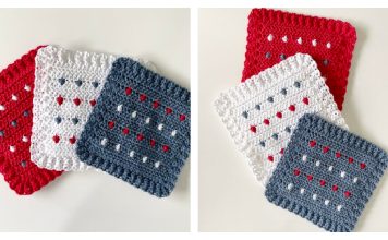 Summer Celebration Hot Pads Free Crochet Pattern