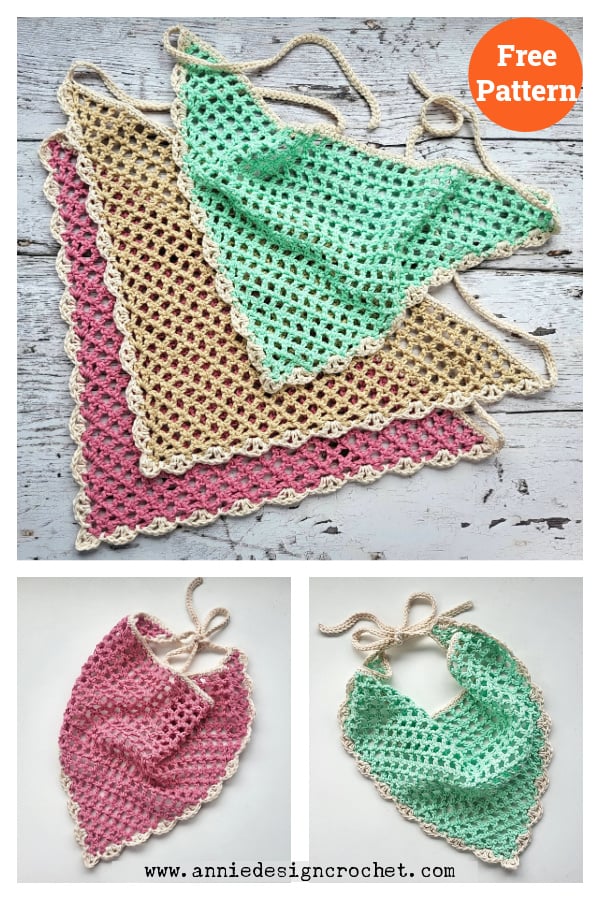 Summer Lace Bandana Free Crochet Pattern