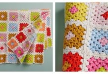 Sunny Day Granny Square Blanket Free Crochet Pattern Sunny Day Granny Square Blanket Free Crochet Pattern