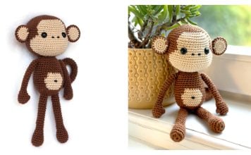 Cute Monkey Amigurumi Free Crochet Pattern