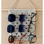Eyeglasses Organizer Free Crochet Pattern