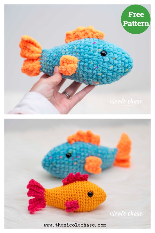 Finley the Fish Amigurumi Free Crochet Pattern