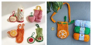 Foldable Water Bottle Bag Crochet Patterns