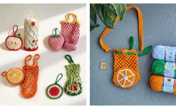 Foldable Water Bottle Bag Crochet Patterns