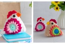 Granny Square Chicken Free Crochet Pattern