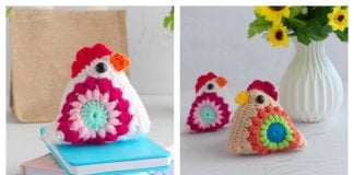 Granny Square Chicken Free Crochet Pattern