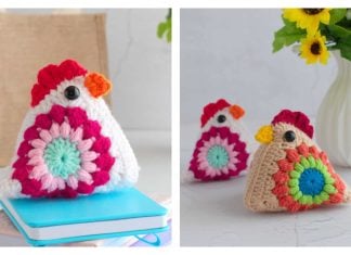 Granny Square Chicken Free Crochet Pattern Granny Square Chicken Free Crochet Pattern