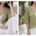Hexagon Cardigan Free Crochet Pattern and Video Tutorial