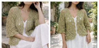 Hexagon Cardigan Free Crochet Pattern and Video Tutorial