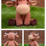 Holly the Highland Cow Amigurumi Free Crochet Pattern