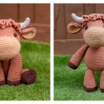 Holly the Highland Cow Amigurumi Free Crochet Pattern