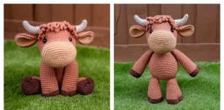 Holly the Highland Cow Amigurumi Free Crochet Pattern